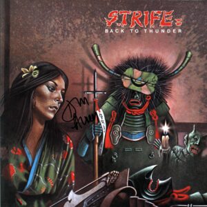 Strife-Back To Thunder signed-LP Vinyl