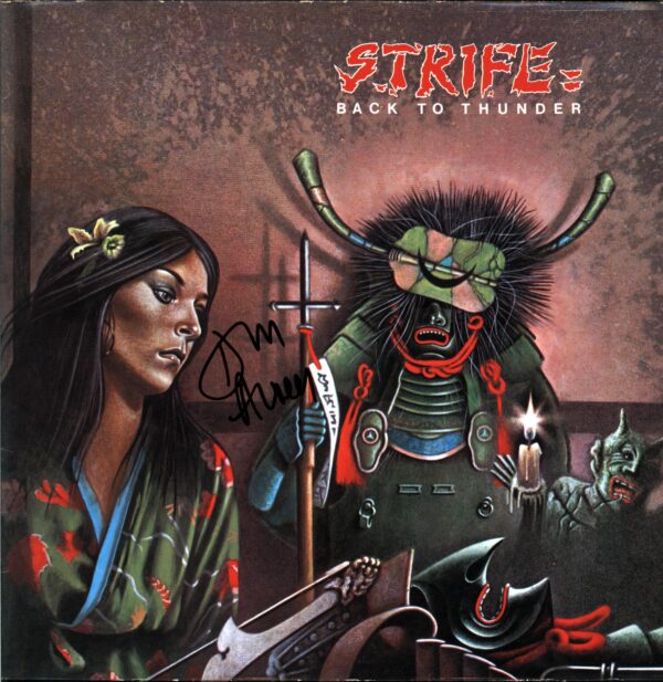 Strife-Back To Thunder signed-LP Vinyl