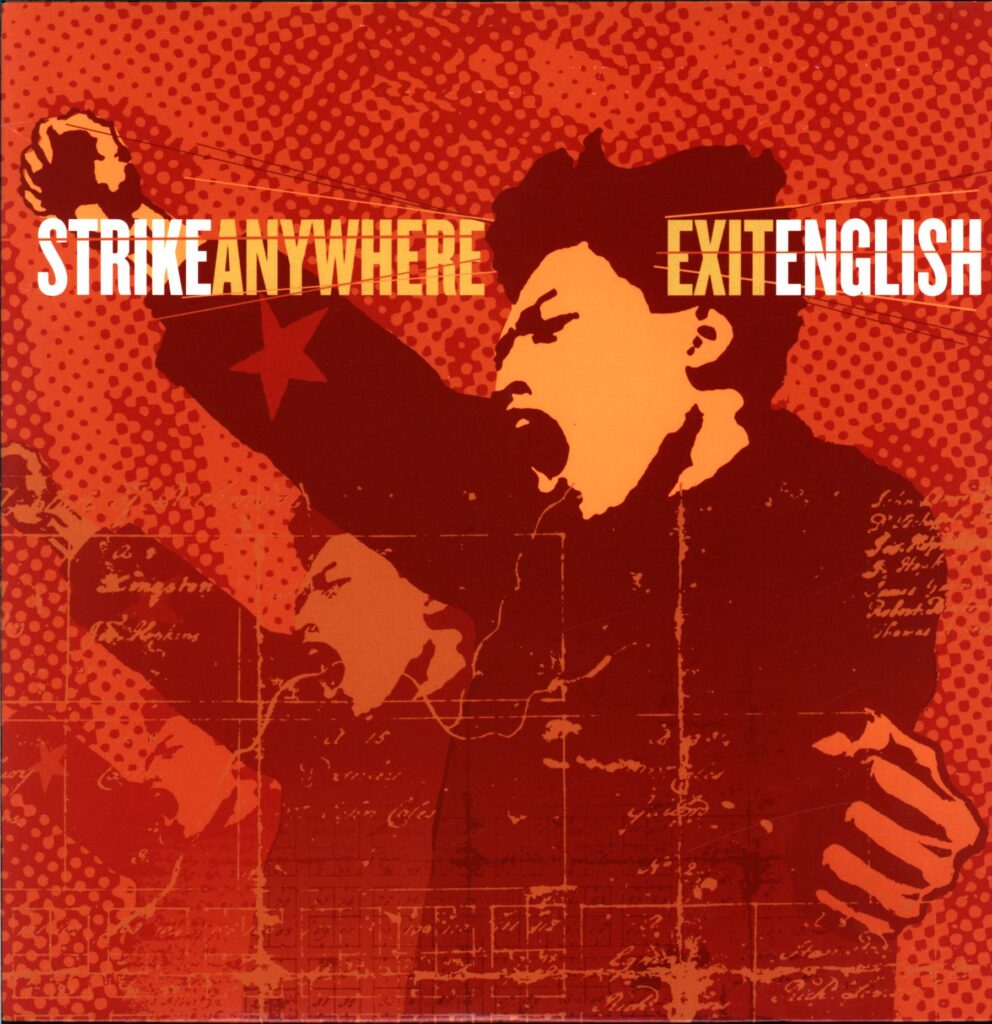Strike Anywhere-Exit English orange-LP Vinyl