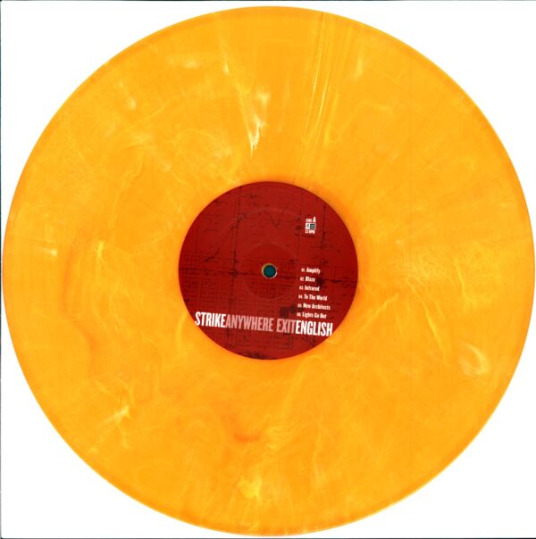 Strike Anywhere-Exit English orange-LP Vinyl