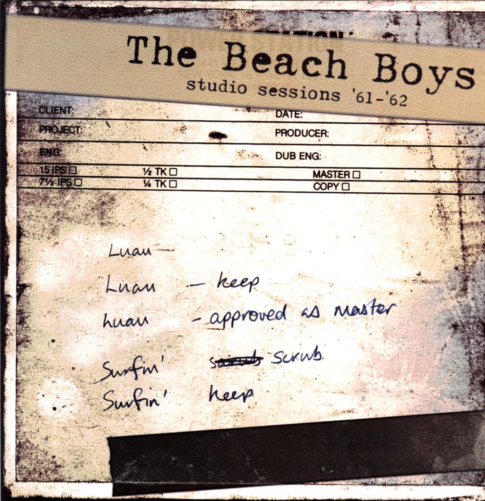 The Beach Boys-Studio Sessions ‘61-‘62 yellow-LP Vinyl