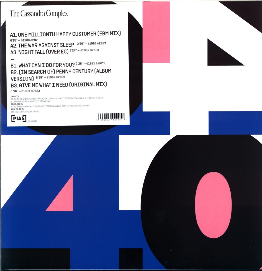 The Cassandra Complex-[PIAS] 40-12 Vinyl