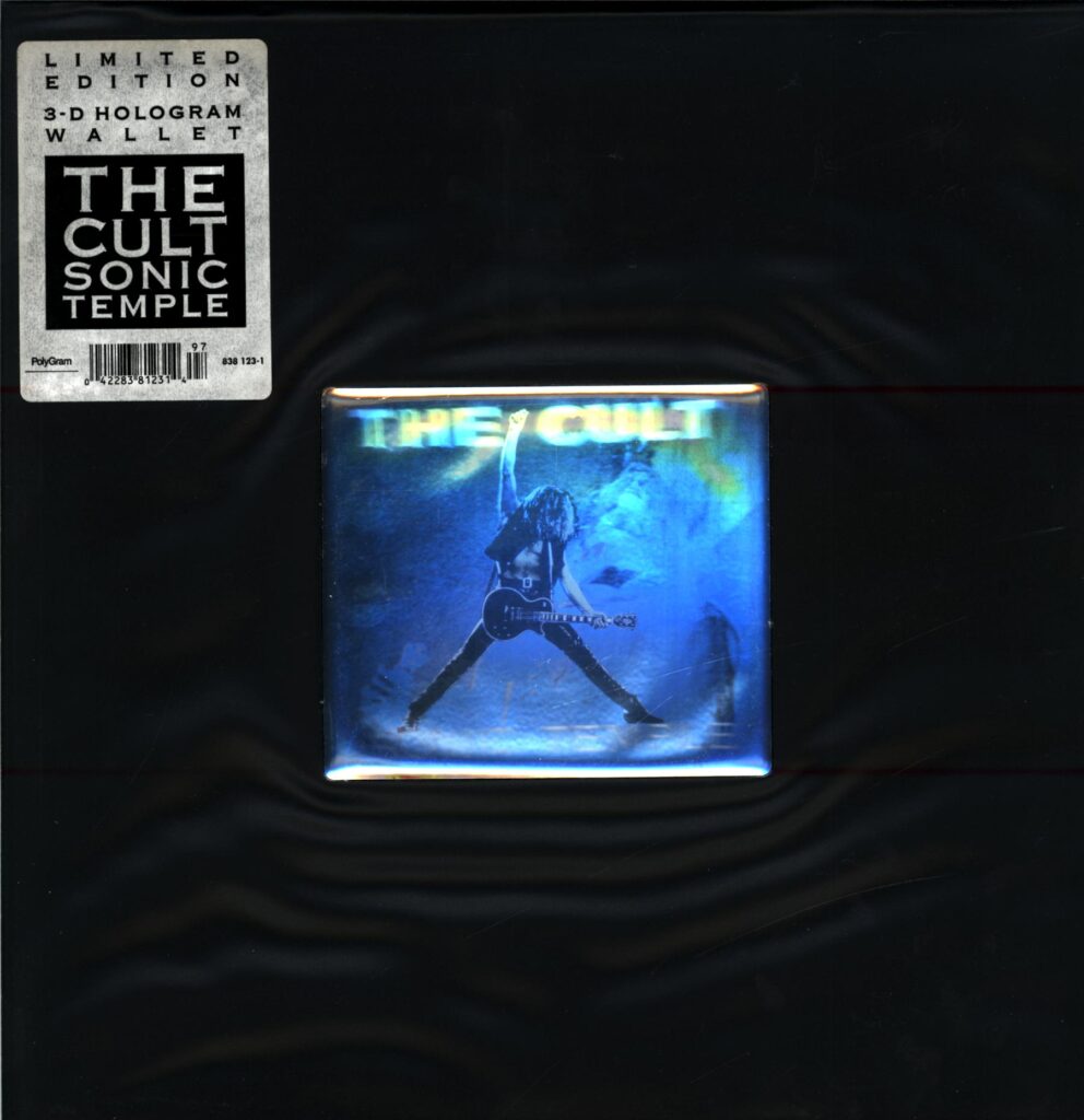 The Cult-Sonic Temple 3-D Hologram Wallet-LP Vinyl