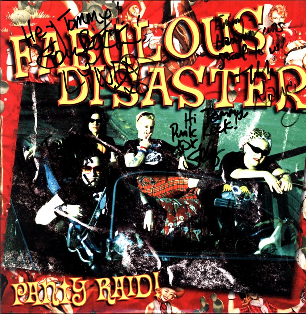 Fabulous Disaster-Panty Raid! signed-LP Vinyl