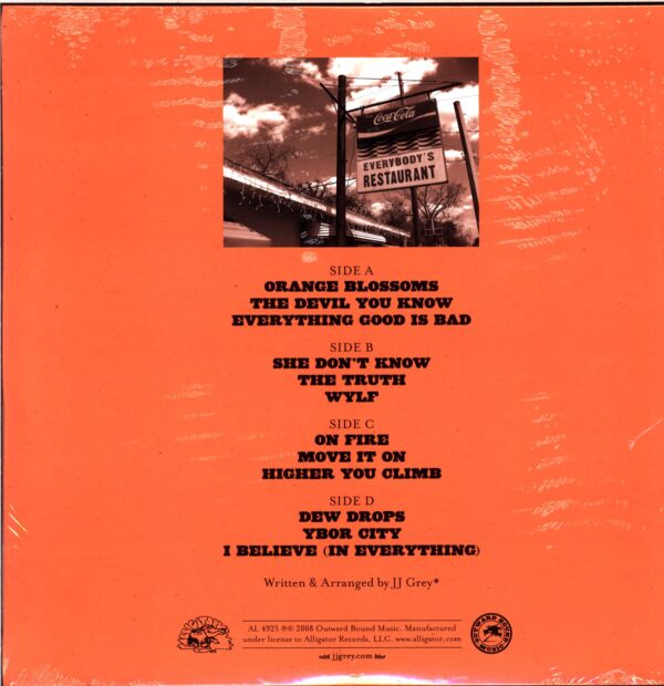JJ GREY AND MOFRO - Orange Blossoms - LP RSD 2025