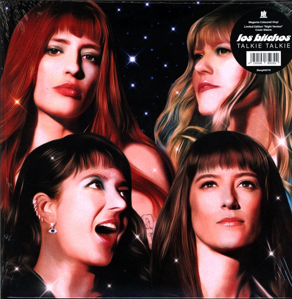 Los Bitchos-Talkie Talkie magenta signed-LP Vinyl