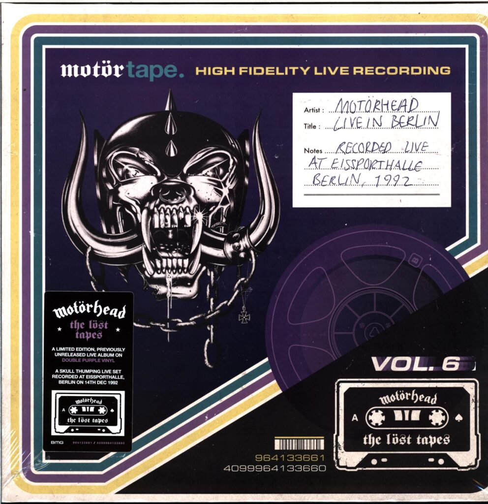MOTÖRHEAD - The Lost Tapes Vol. 6 (Live in Berlin 1992 RSD Lila 2LP) - LP RSD 2025