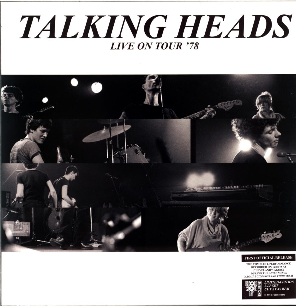 TALKING HEADS - Live On Tour 1978 [RSD 2025 Exclusive] - Limited 2 x 140g 12 Black vinyl album. RSD 2025. RSD 2025