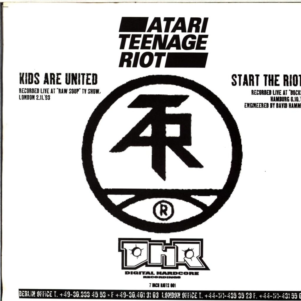 Atari Teenage Riot-Kids Are United Start The Riot!-7 Vinyl