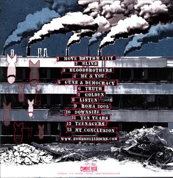 Bombshell Rocks-The Conclusion blue-LP Vinyl