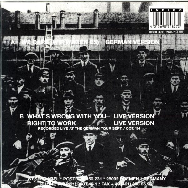 Chelsea-We Dare-white 7 Vinyl