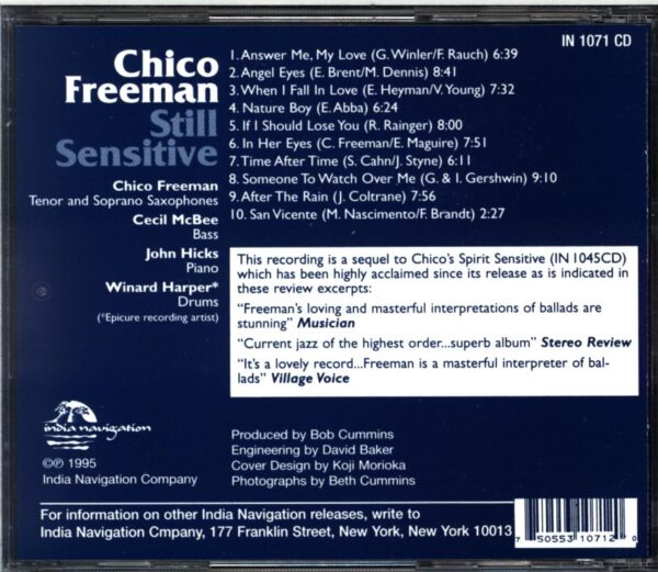 Chico Freeman-Still Sensitive-CD