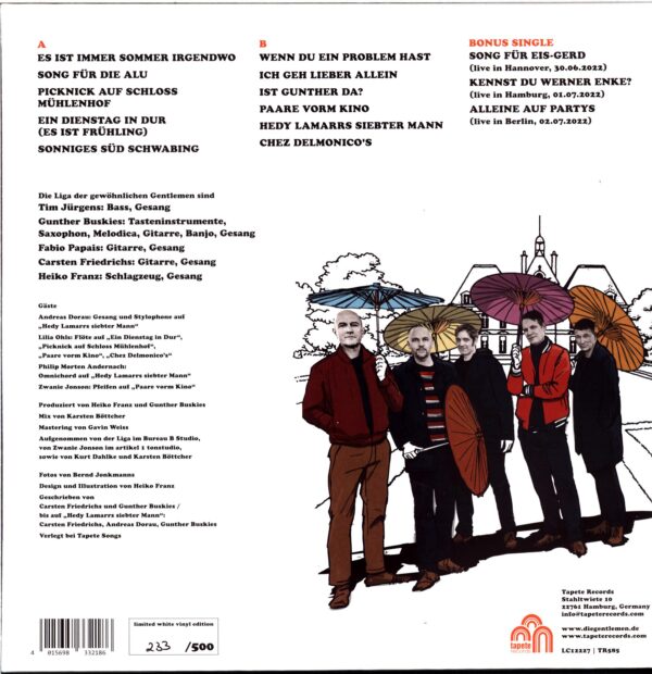 Die Liga Der Gewöhnlichen Gentlemen-Egg Benedict-white LP Vinyl