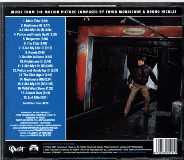 Ennio Morricone-Bandits In Rome (Music From The Motion Picture)-CD