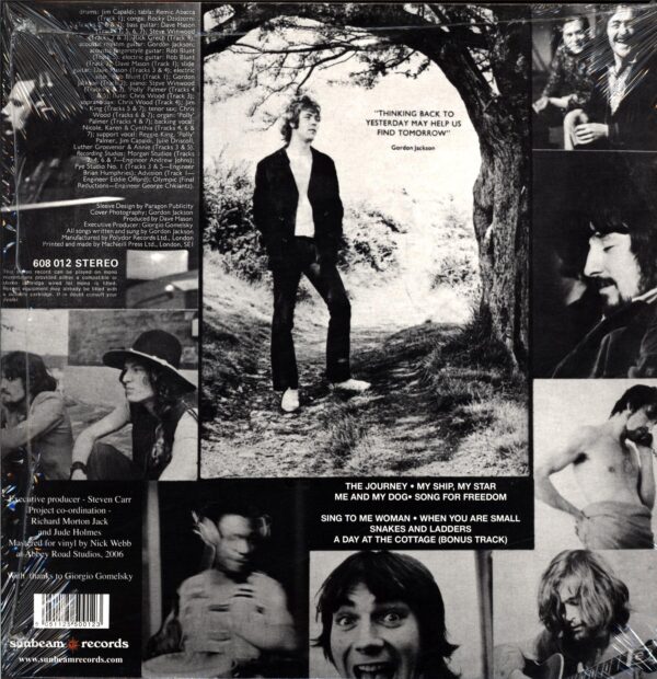 Gordon Jackson-Thinking Back RE 2006-LP Vinyl