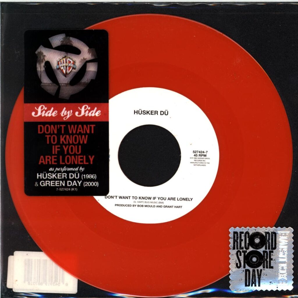 Hüsker Dü-Don't Want To Know If You Are Lonely-orange 7 Vinyl