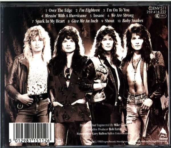 Hurricane-Over The Edge-CD
