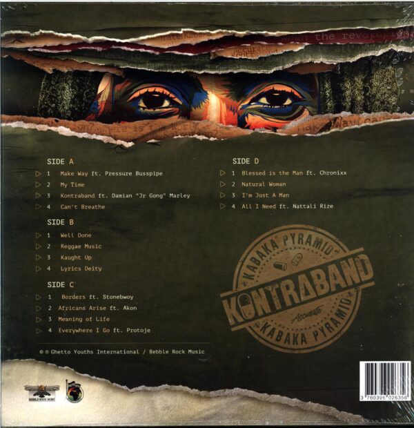 Kabaka Pyramid-Kontraband-LP Vinyl