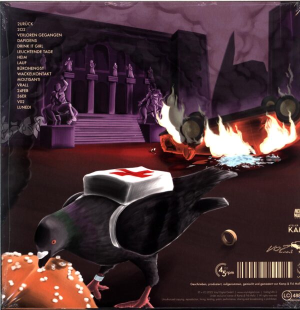 Kamp-2urück 0hne 2ukunft-orange purple LP Vinyl