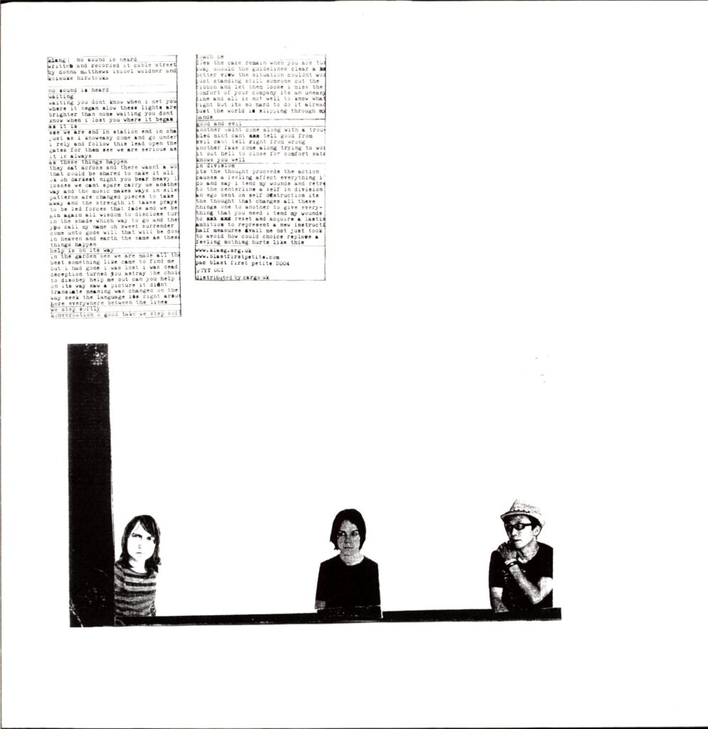 Klang-No Sound Is Heard-LP Vinyl