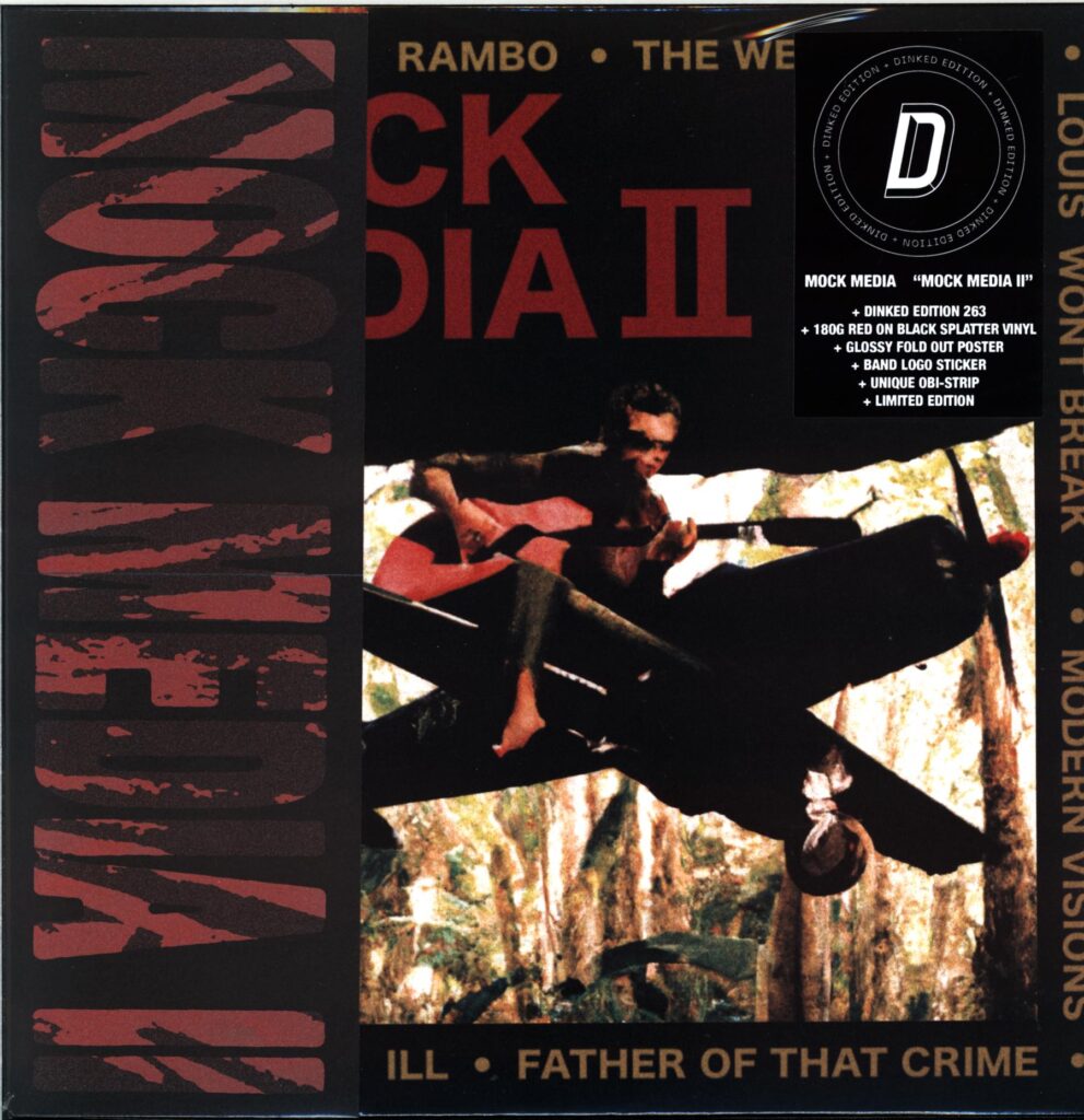 Mock Media-Mock Media II-red black splatter LP Vinyl