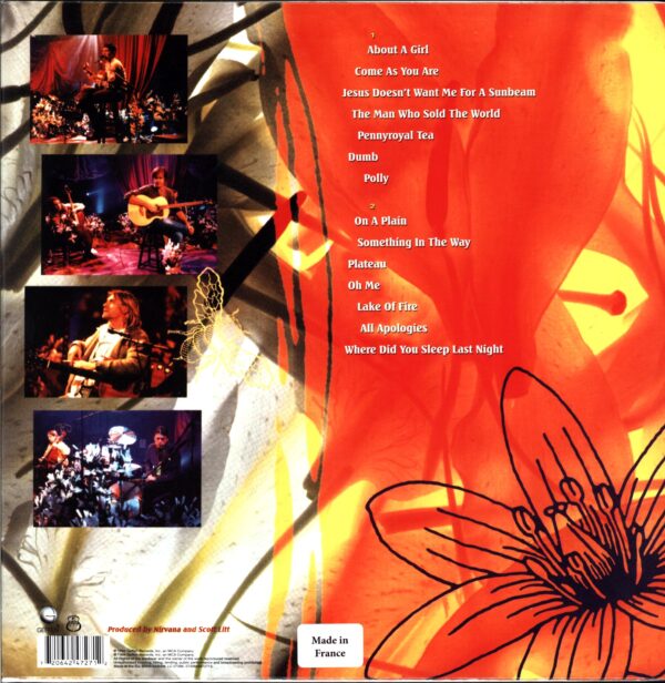 Nirvana-MTV Unplugged In New York Made in France-LP Vinyl