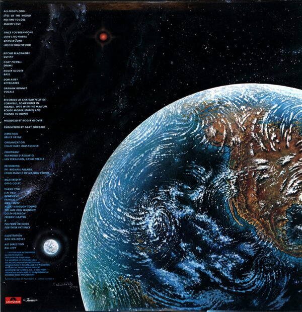Rainbow-Down To Earth Japan 1979 signed-LP Vinyl