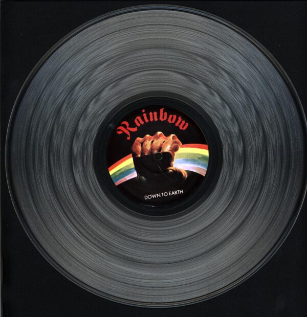 Rainbow-Down To Earth signed clear-LP Vinyl