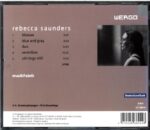 Rebecca Saunders-Stirrings Still-CD