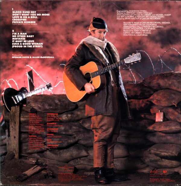 Spencer Davis-Crossfire signed-LP Vinyl