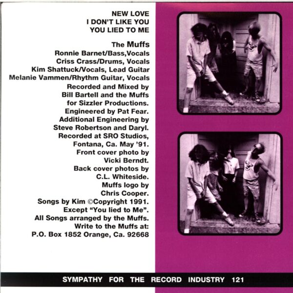 The Muffs-New Love-pink 7 Vinyl