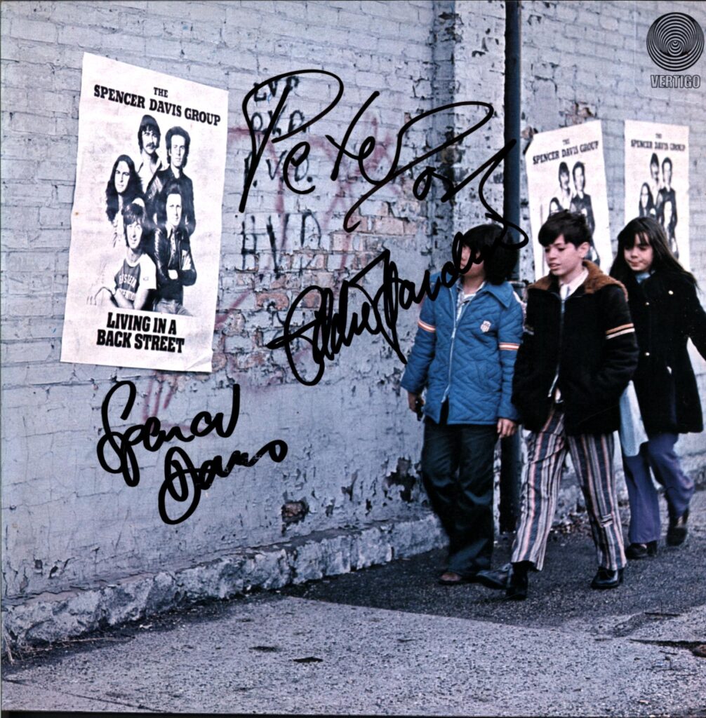 The Spencer Davis Group-Living In A Back Street UK 1974 signed-LP Vinyl