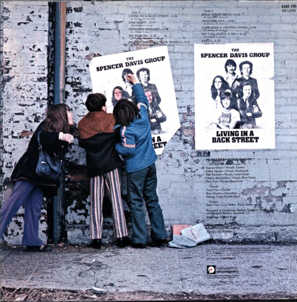 The Spencer Davis Group-Living In A Back Street UK 1974 signed-LP Vinyl