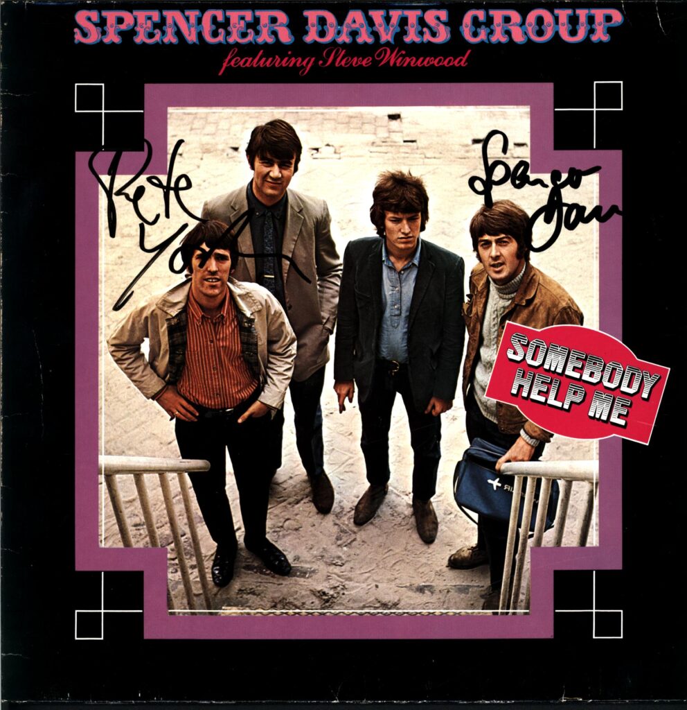 The Spencer Davis Group-Somebody Help Me RE signed-LP Vinyl