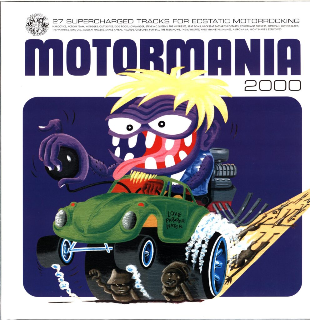 Various-Motormania 2000 - 27 Supercharged Tracks For Ecstatic Motorrocking-LP Vinyl