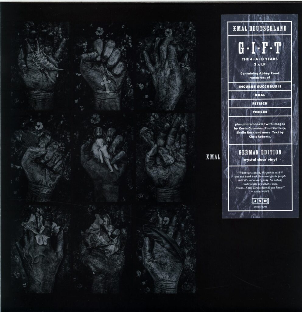 X Mal Deutschland-Gift The 4AD Years-clear LP Vinyl