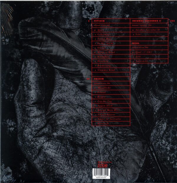 X Mal Deutschland-Gift The 4AD Years-clear LP Vinyl