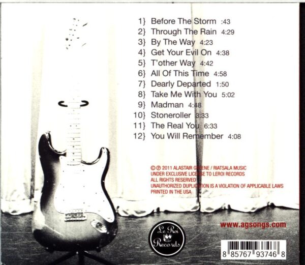 Alastair Greene-Through The Rain-CD