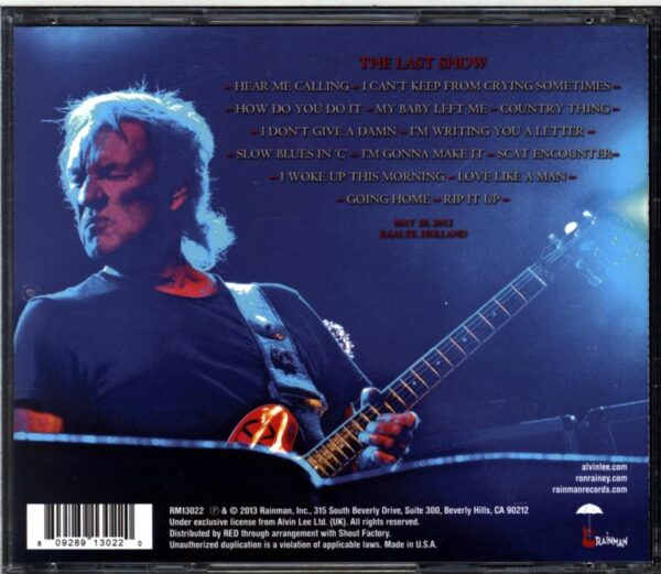 Alvin Lee-The Last Show-CD