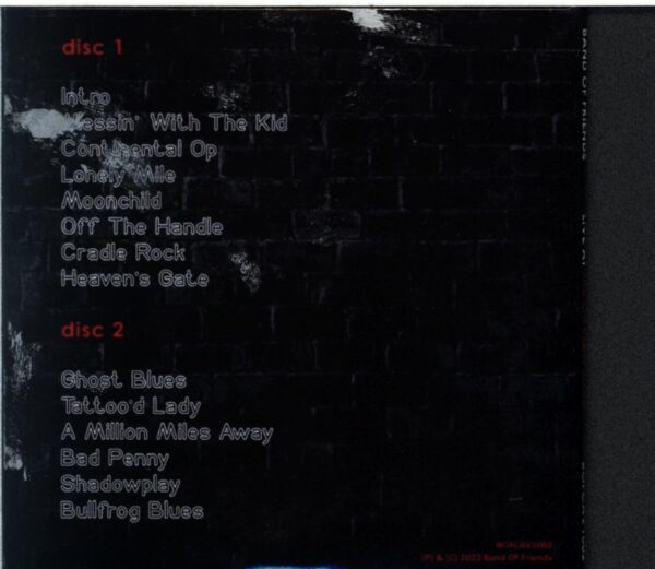 Band Of Friends-Live At The Cavern Club-CD