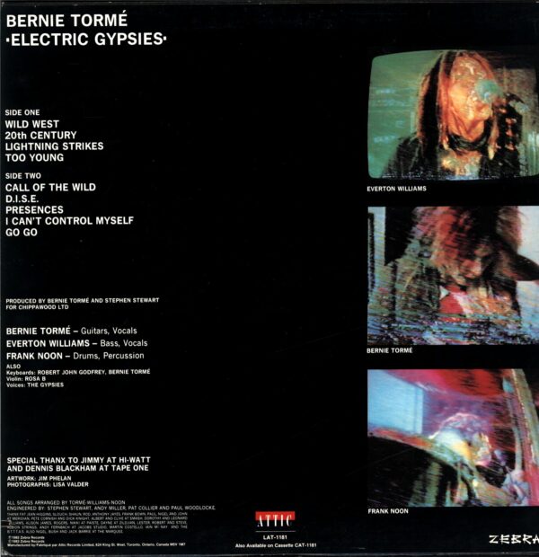 Bernie Torme-Electric Gypsies-LP Vinyl
