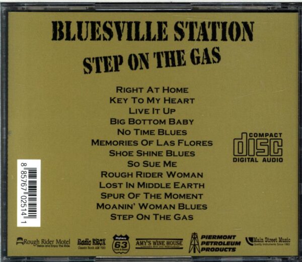 Bluesville Station-Step On The Gas-CD