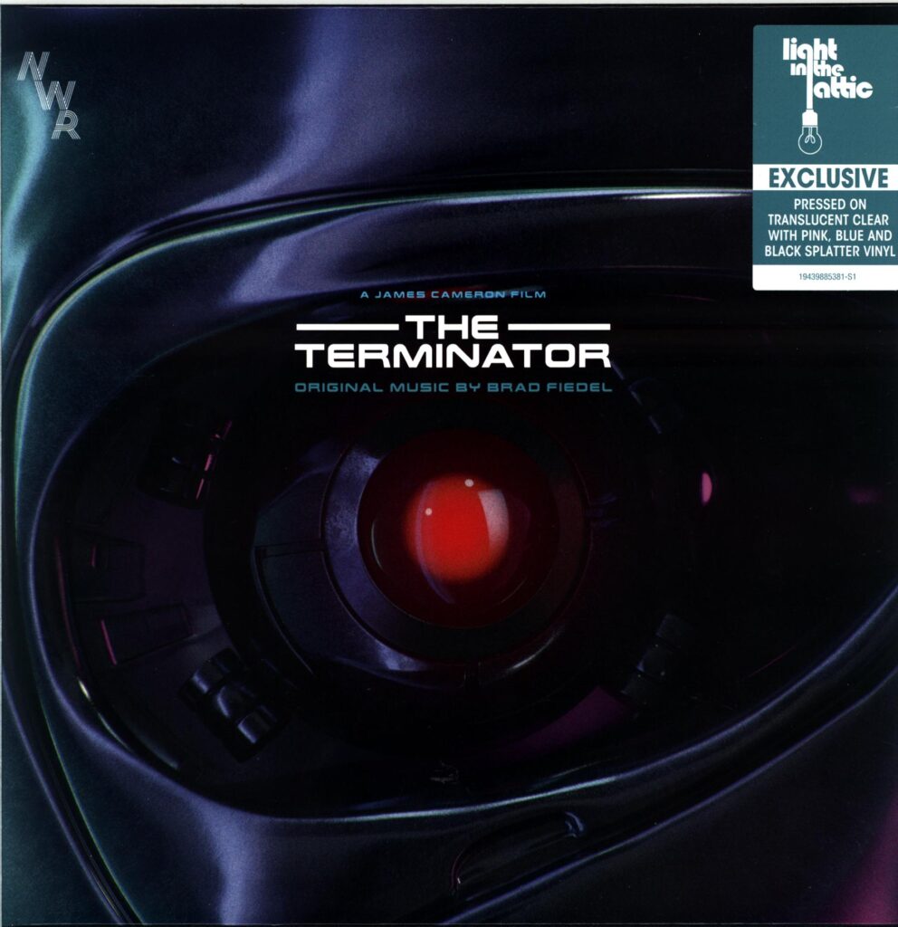 Brad Fiedel-The Terminator -clear pink blue and black LP Vinyl