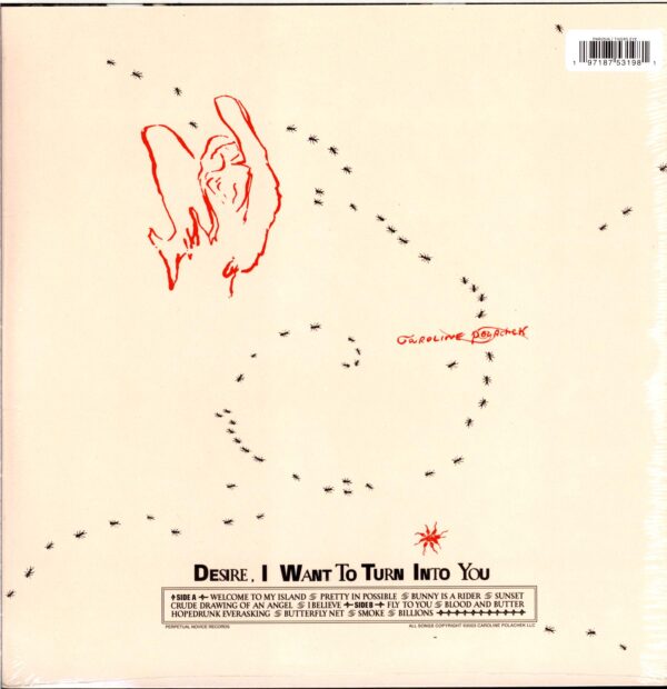 Caroline Polachek-Desire I Want To Turn Into You-Orange black swirlLP Vinyl