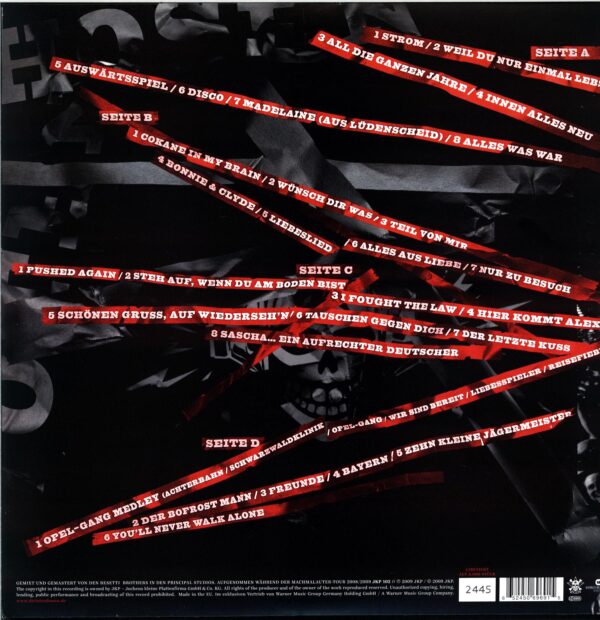 Die Toten Hosen-Machmalauter-Live-LP Vinyl