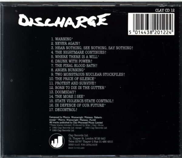 Discharge-Never Again-CD