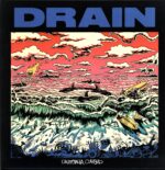 Drain-California Cursed pink green marble-LP Vinyl