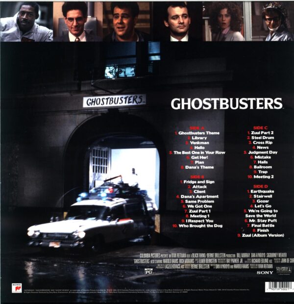 Elmer Bernstein-Ghostbusters (Original Motion Picture Score)-clear with slime center LP Vinyl