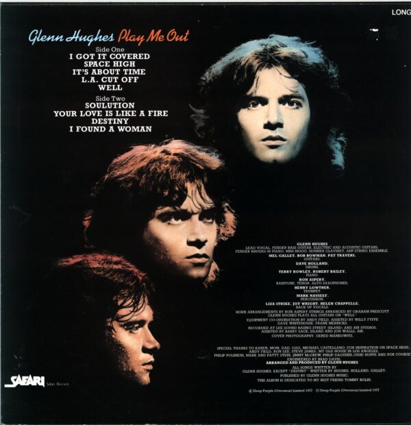 Glenn Hughes-Play Me Out-signed LP Vinyl