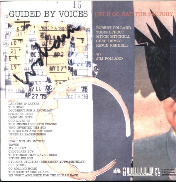 Guided By Voices-Let's Go Eat The Factory-LP Vinyl